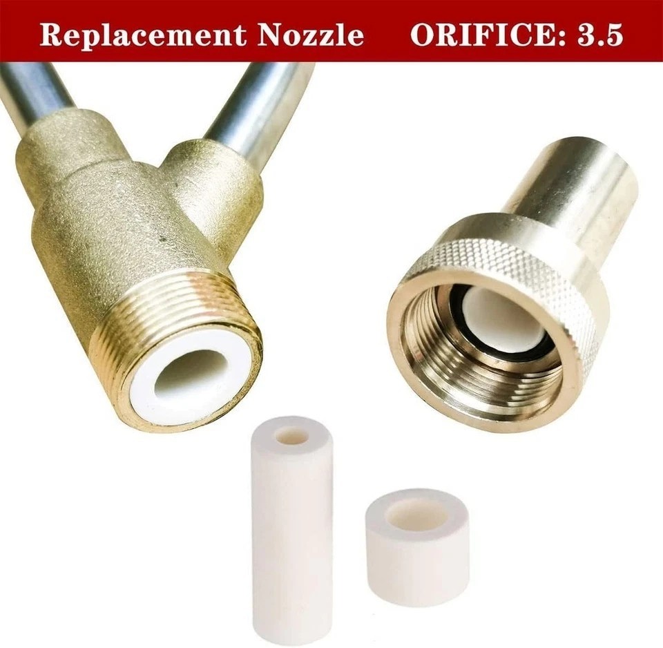 Pressure Washer Sandblasting Kit 5000 PSI Wet Abrasive Sandblaster Attachment wi