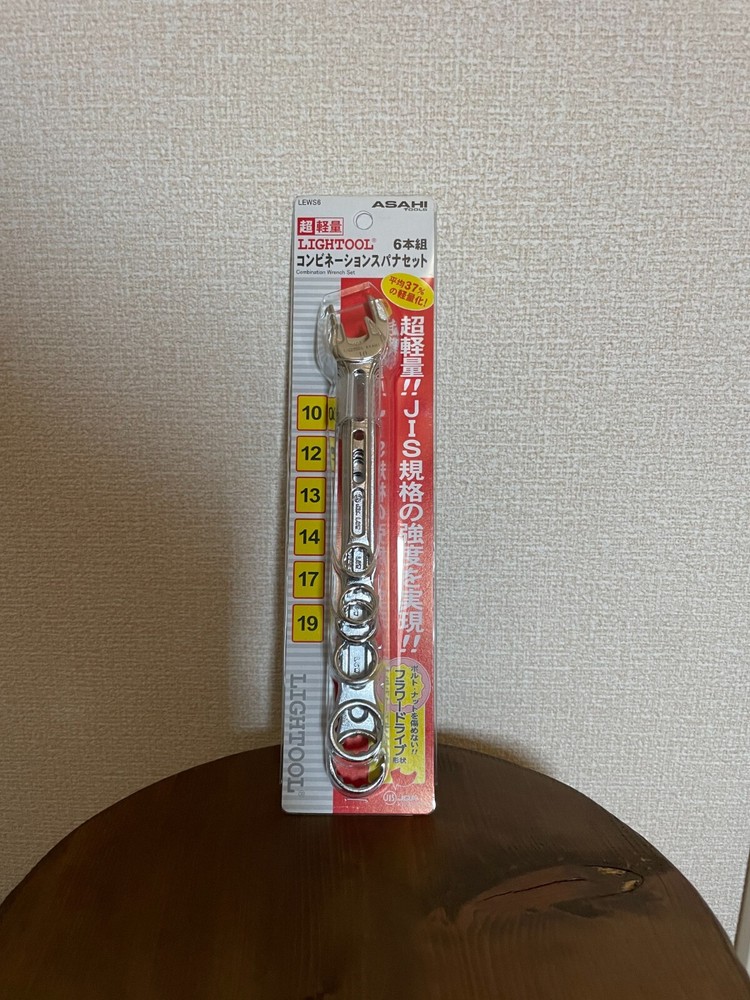 Asahi Ultra Light Combination Wrench Set LIGHTOOL LEWS6