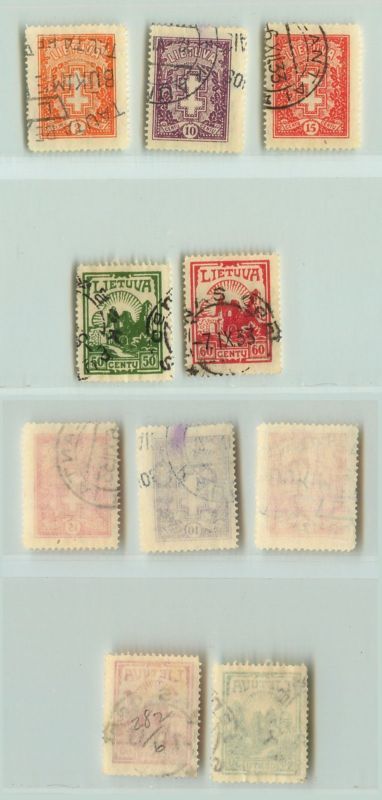 Lithuania 🇱🇹 1933 SC 278-282 used . e7785