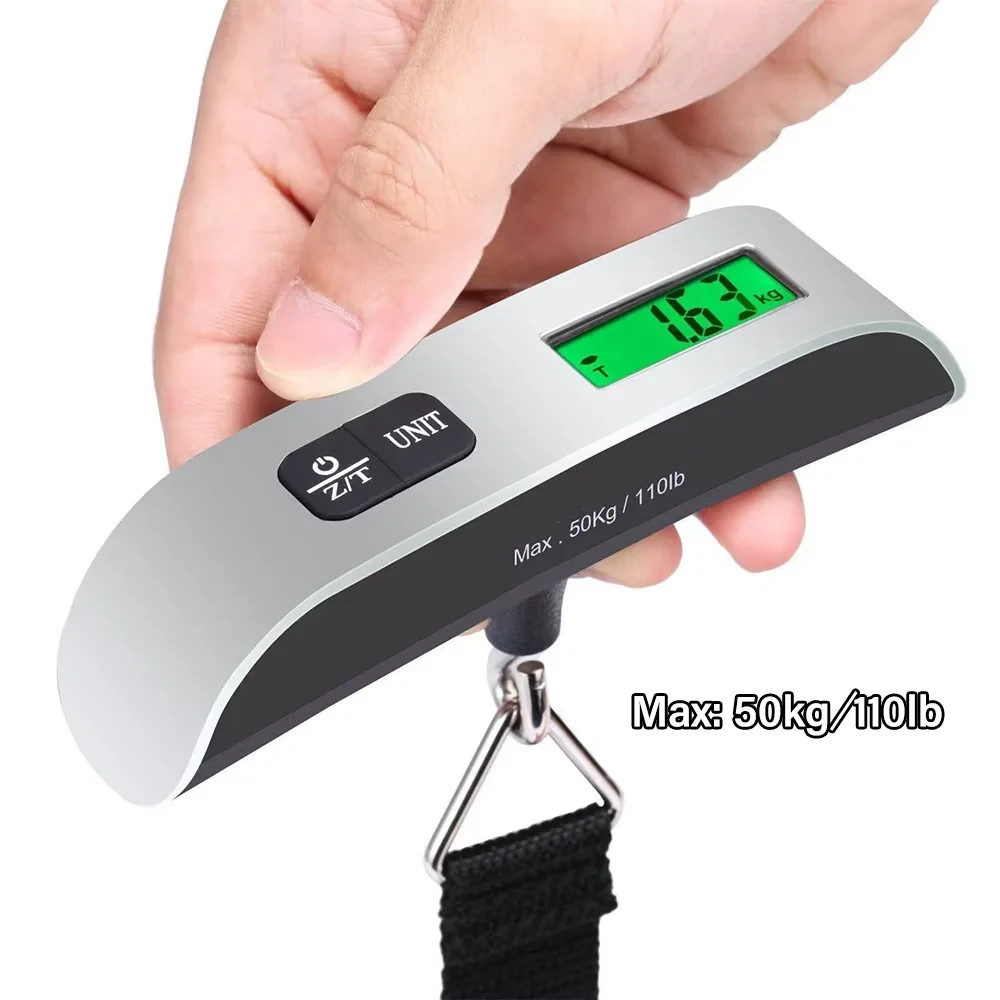 Digital Suspended Scale Dynamometer 50 kg Professional Spring Hook Weighing