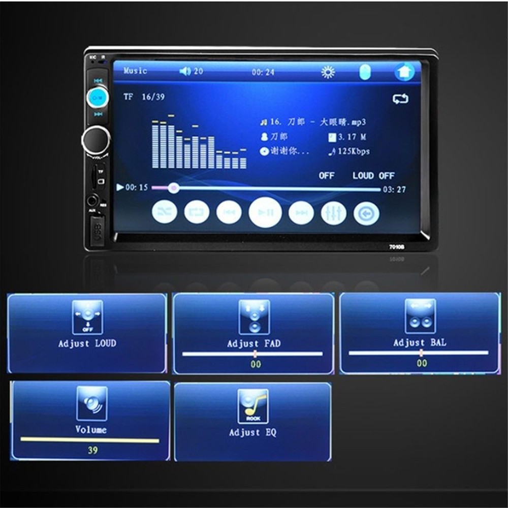 800x480 digital TFT Touch Screen V3.0 Support USB Bluetooth with Backup camera