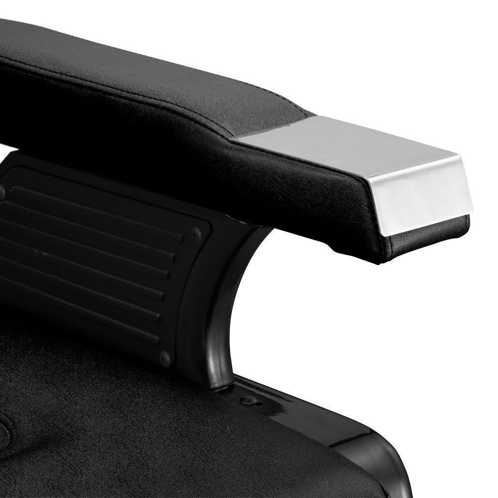 Hydraulic Recline Barber Chair, Heavy Duty Salon Hair Stylist Tattoo Chair-Black