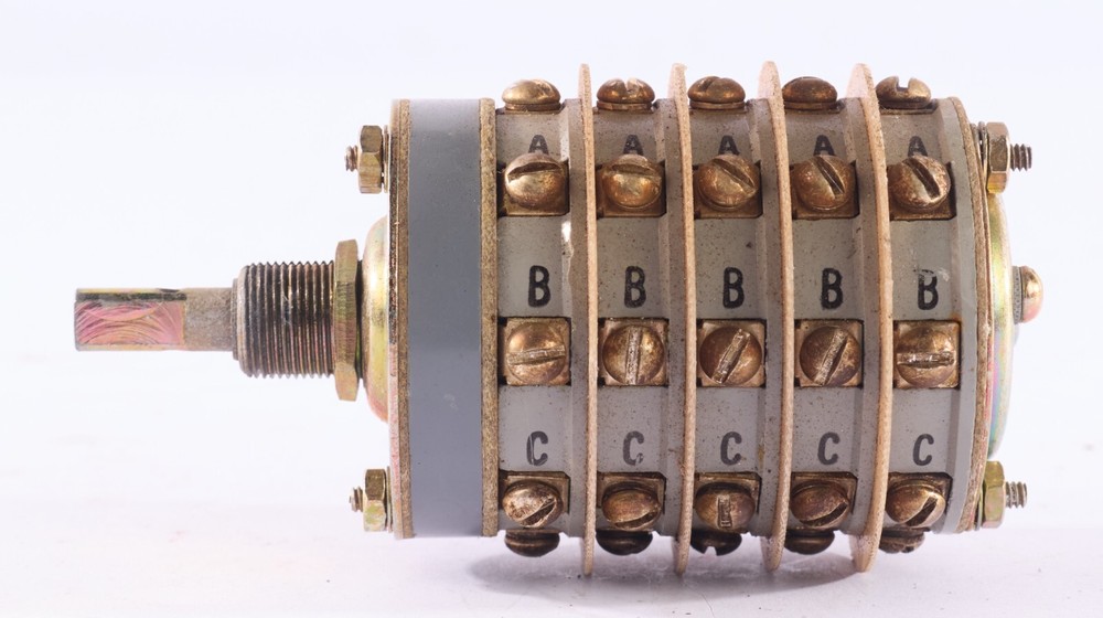 Electro Switch S62-74422 S4JL5 Rotary Switch 125VAC 5A
