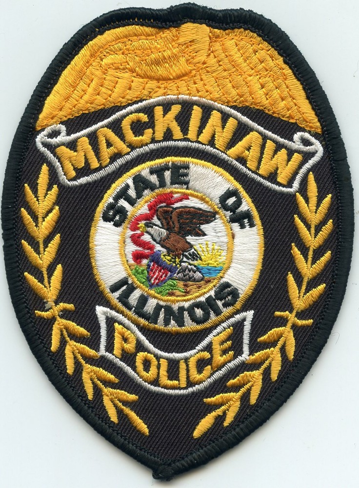 MACKINAW ILLINOIS IL POLICE PATCH