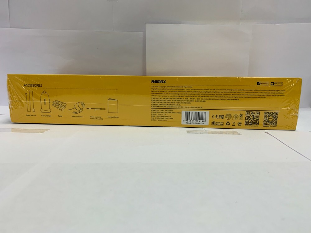 DASHCAM Front & Rear View Camera + Mirror + Data Recorder + Microphone Remax