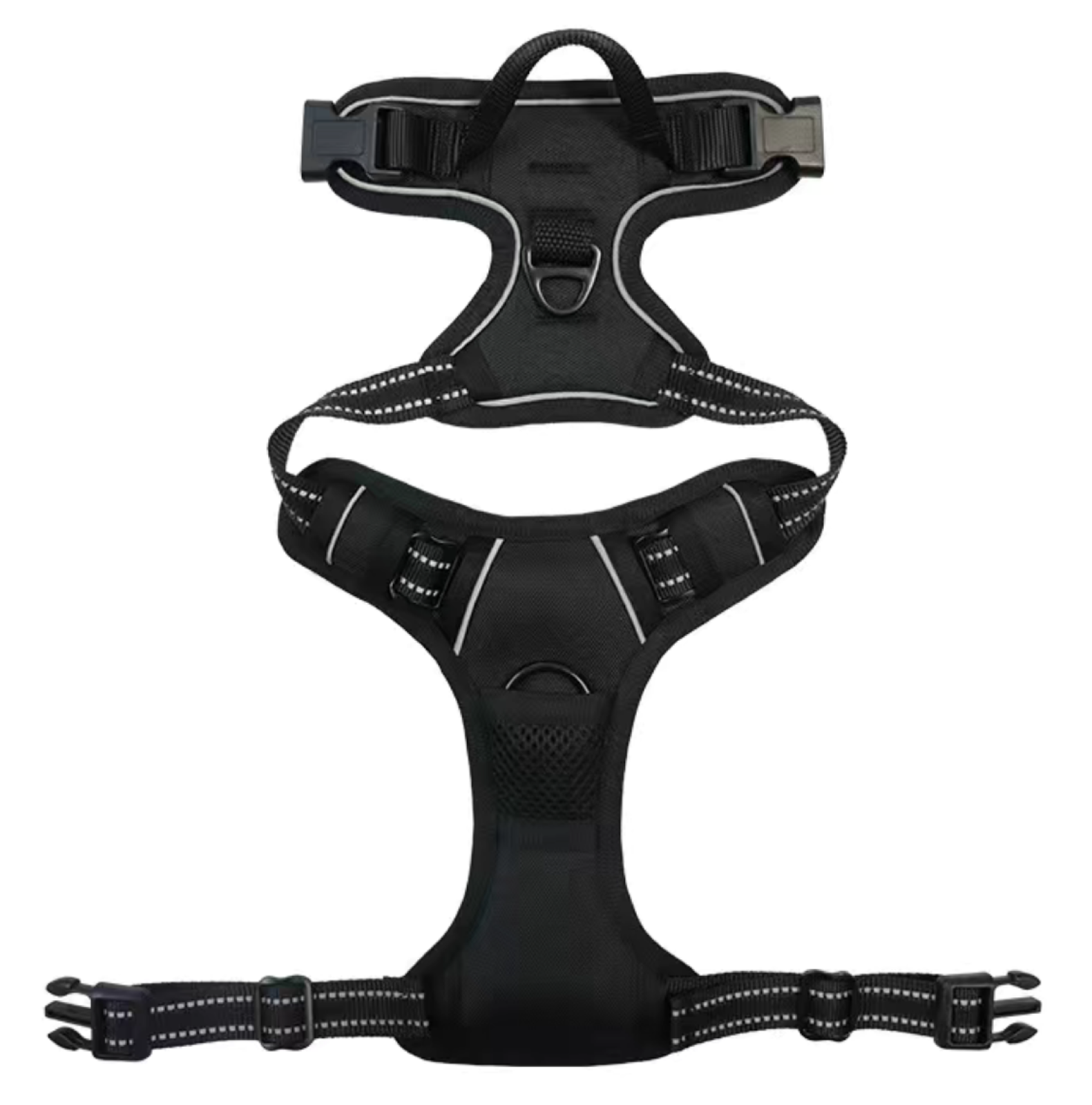 Dog Harness & Training Leash No Pull Control Adjustable Large Handle Heavy Duty