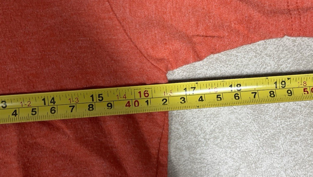 Rudis Illinois Illini Heather Orange Wrestling Shirt Size Small 1326