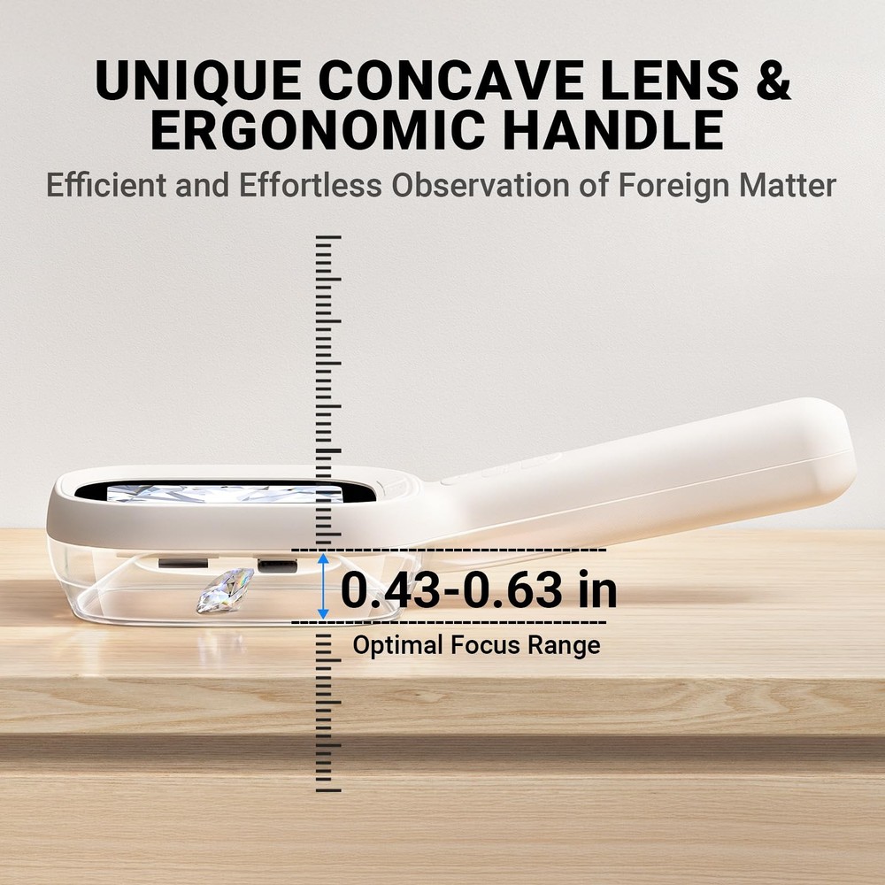 ScopeAround Digital Microscope, Autofocus Handheld Magnifier...