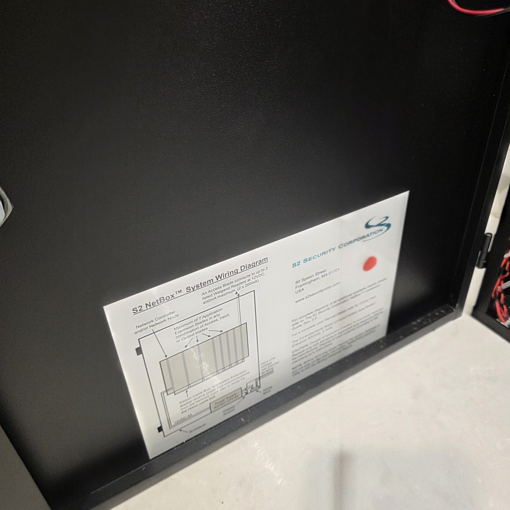 S2 Netbox Lenel Access Control Network Node W/3 Access Blades & Control Board