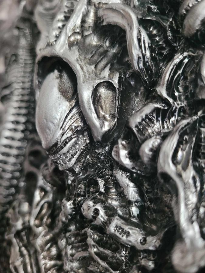 Alien Queen Relief Silver, NEW, Style Giger