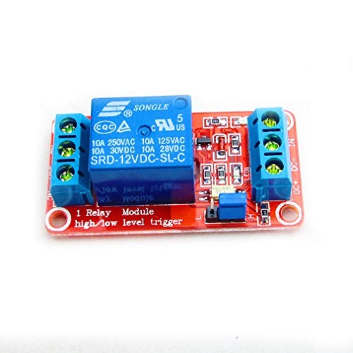 12V 1 Channel Relay Module with Optocoupler Isolation Support High or Small