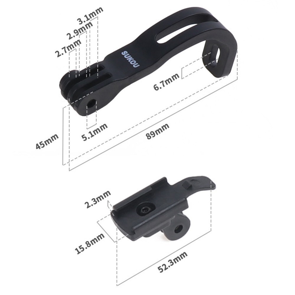 Secure Bike Computer Support with Front Fork Installed Bicycle Light Stand