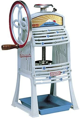 Hatsuyuki Retro Manual Hawaiian Shaved Ice Machine Block Ice Shaver Pro HA-110S