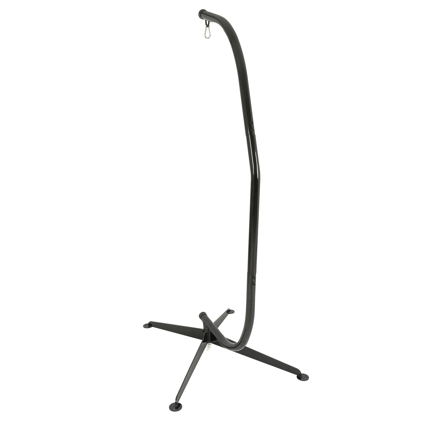 Hanging Hammock C-Stand for Chair Porch Swing Weather Resistant 360 Degree Steel