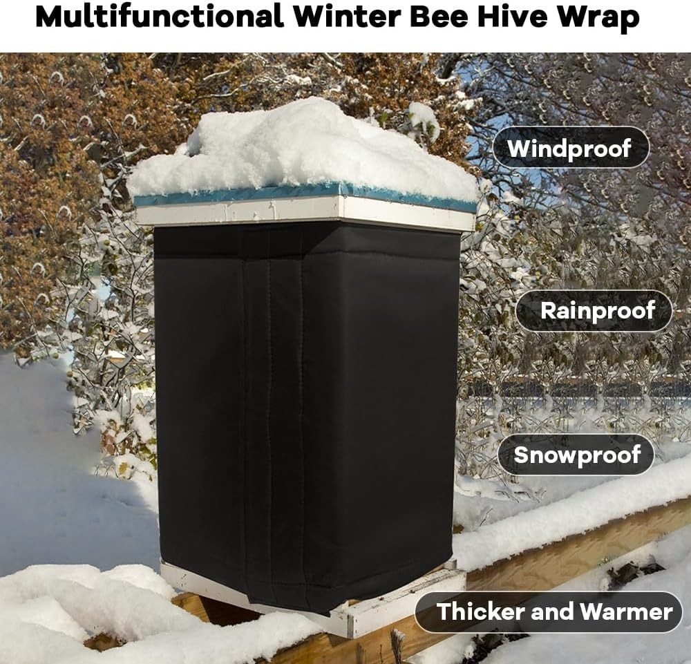 2pcs 10 Frame Winter Bee Hive Wrap - Waterproof, Windproof, Insulation