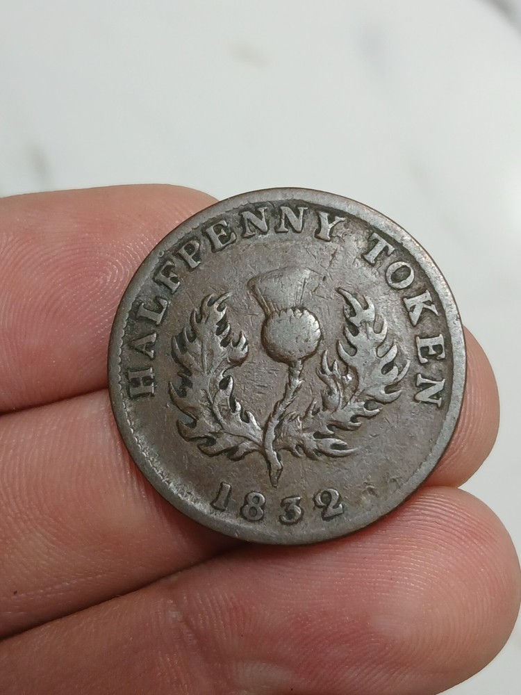 1832 Nova Scotia Half Penny