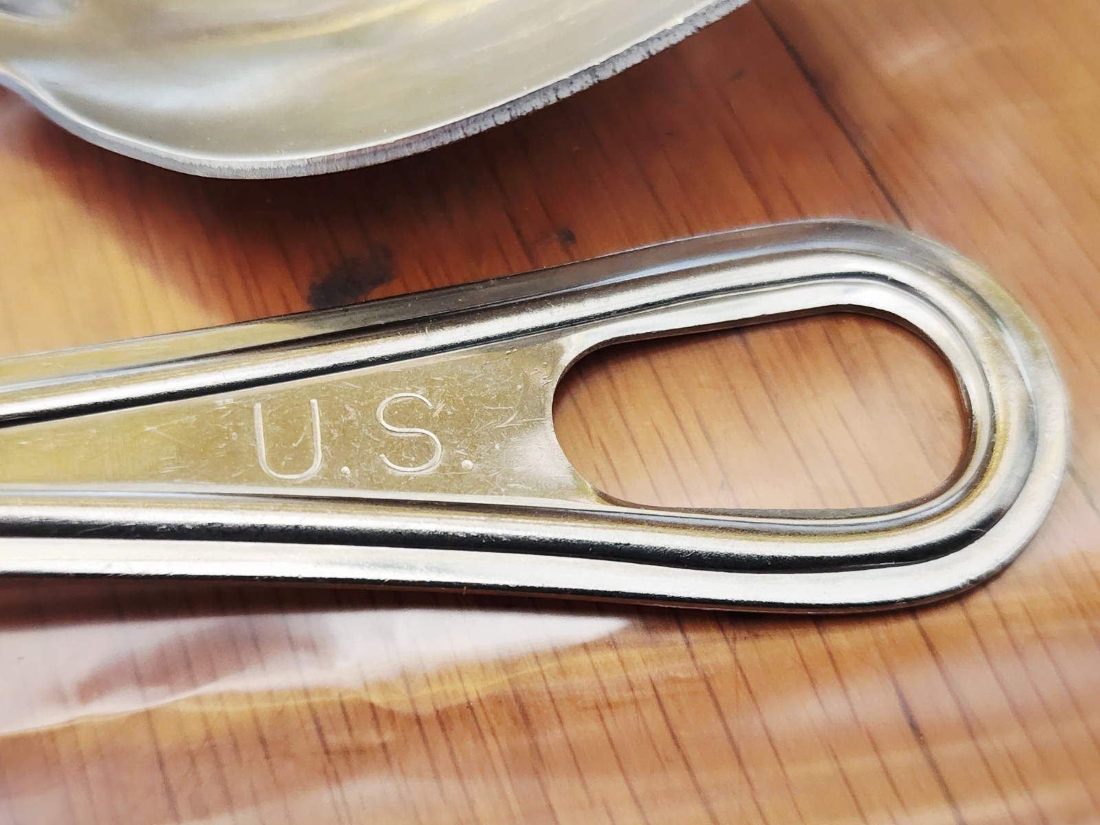 Lot of 3- SKOCO Cutlery US Mess Kit Spoons