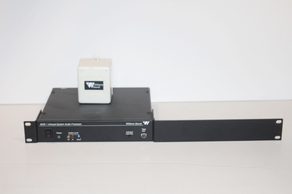 Williams Sound Mod 1 Infrared System Audio Processor Modulator + Power Supply