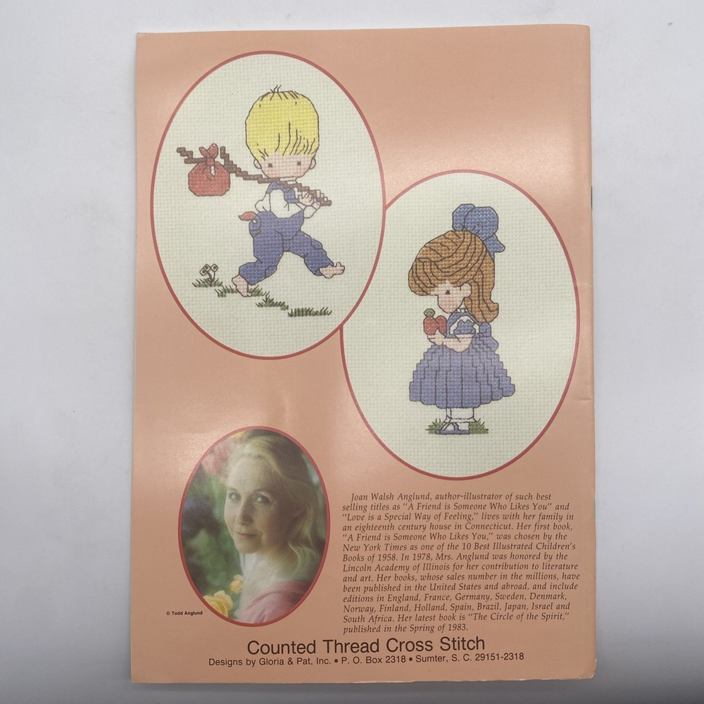 Joan Walsh Anglund Cross Stitch Pattern Booklet