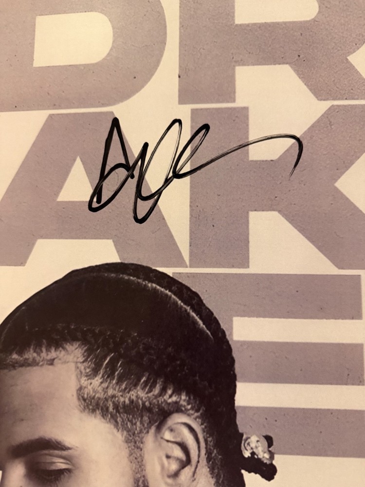 Drake Hand Signed 11x17 Poster w/ COA – Authentic Rap Autograph Collectible