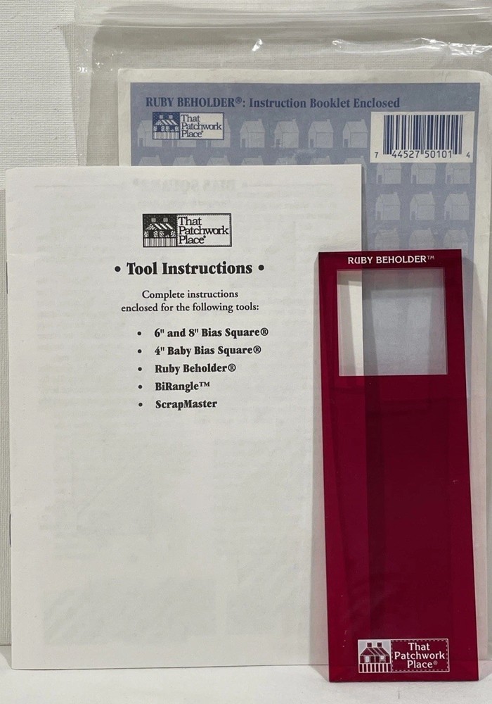 EXCELLENT RUBY BEHOLDER value finder & template in 1 tool That Patchwork Place