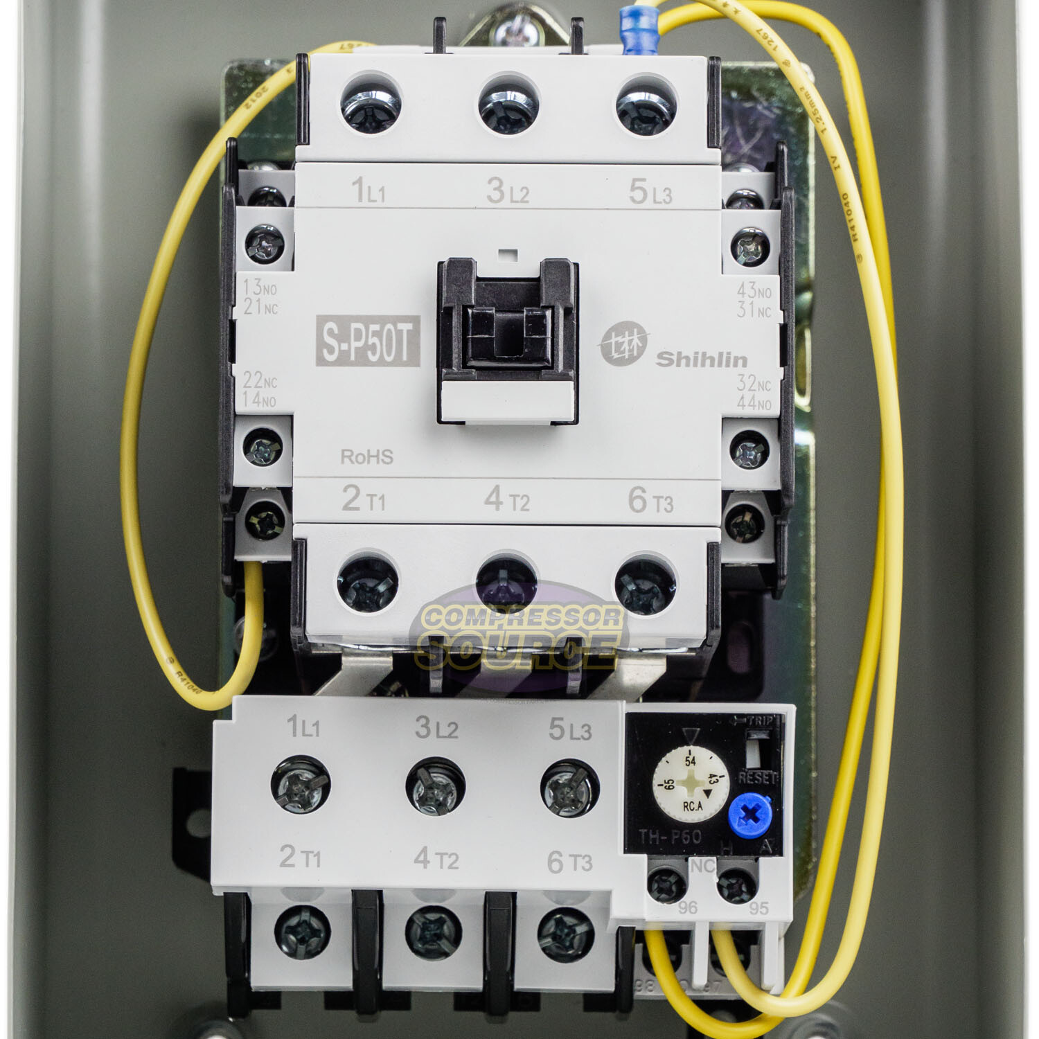 Shihlin 15 HP Three Phase Magnetic Starter Motor Control Switch 208/240V P50T
