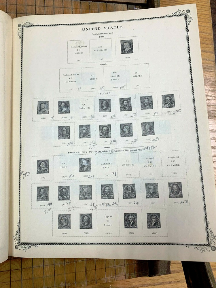 Scott American Stamp Album 1939 edition Great Condition w Back of Book Pages! |