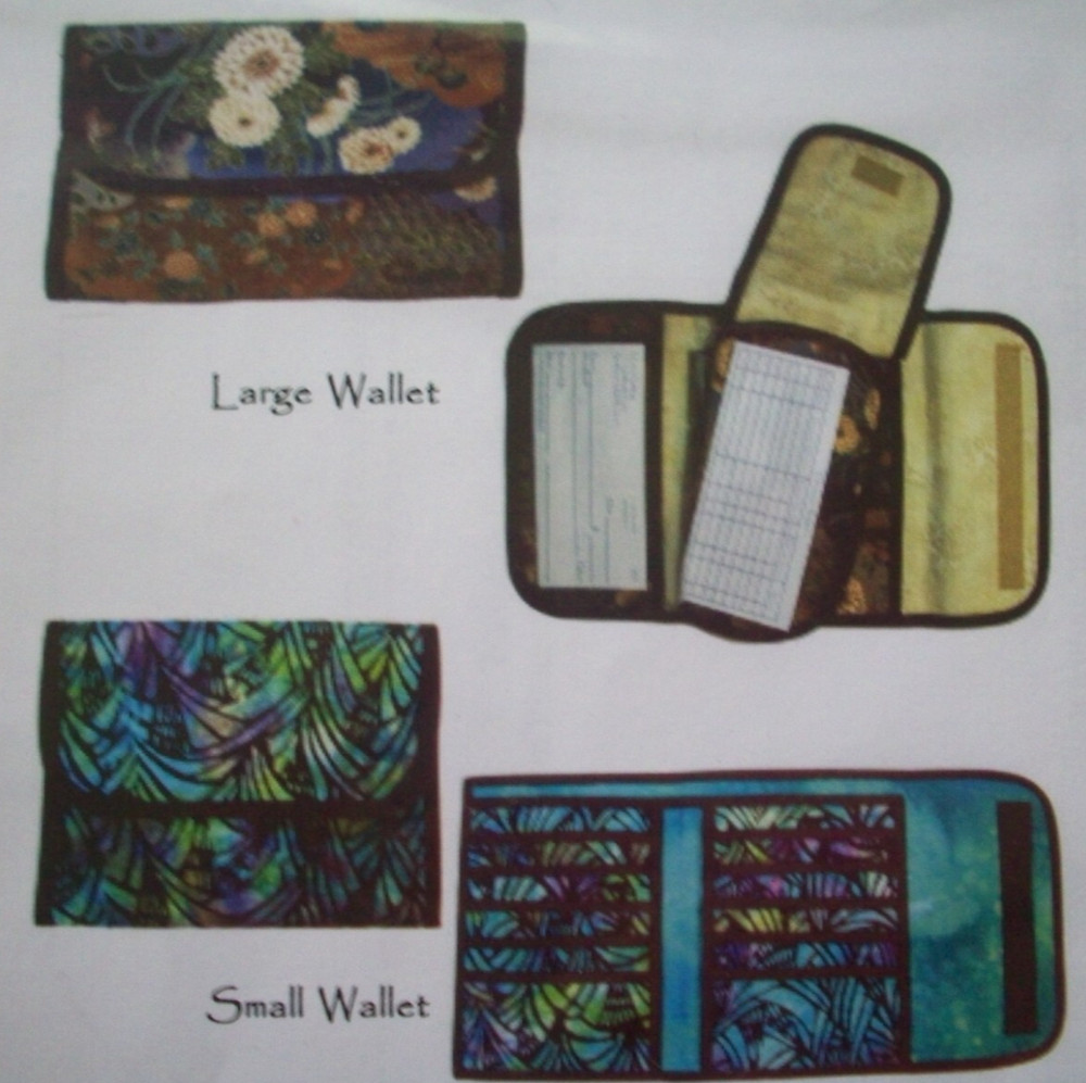 Quicktricks wallet credit card holder in two sizes quilt pattern  *A14