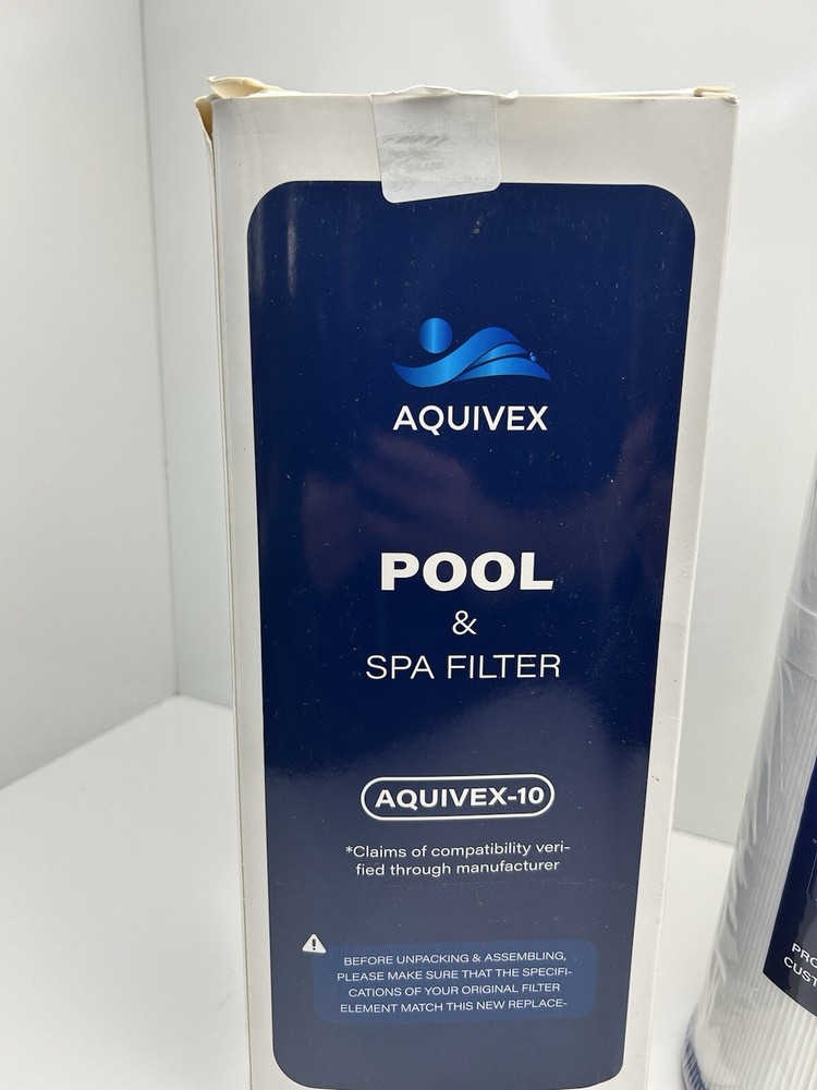 Aquivex-10 Pool Filter SD (1 Pack) New