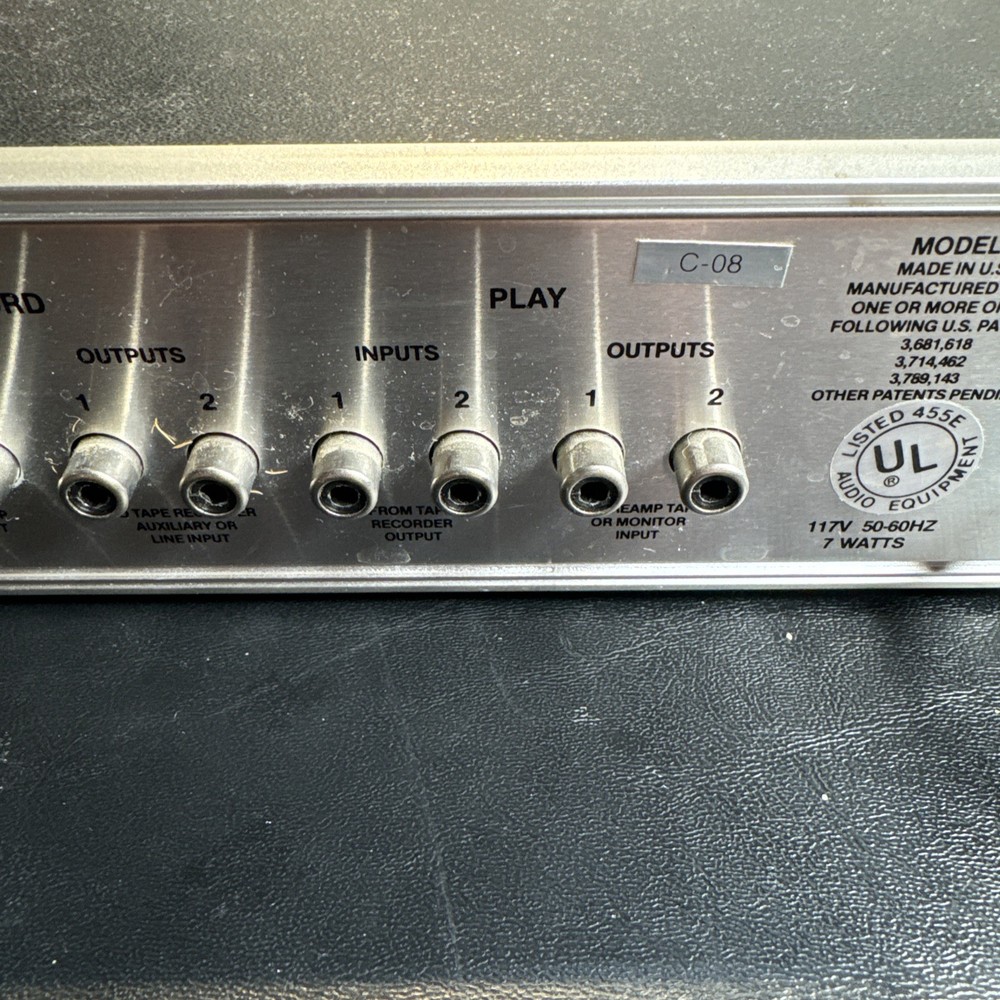 DBX 21 Disc Tape Decoder Noise Reduction Model 21 USA Made