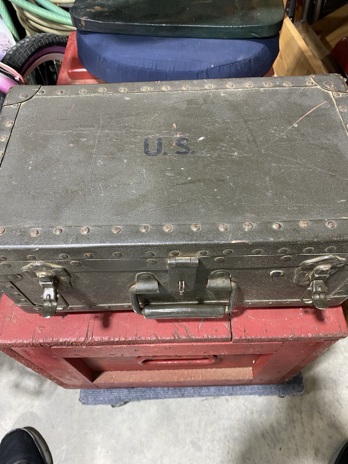 US Army Barber Kit Case NSN 3590-00-058-1837