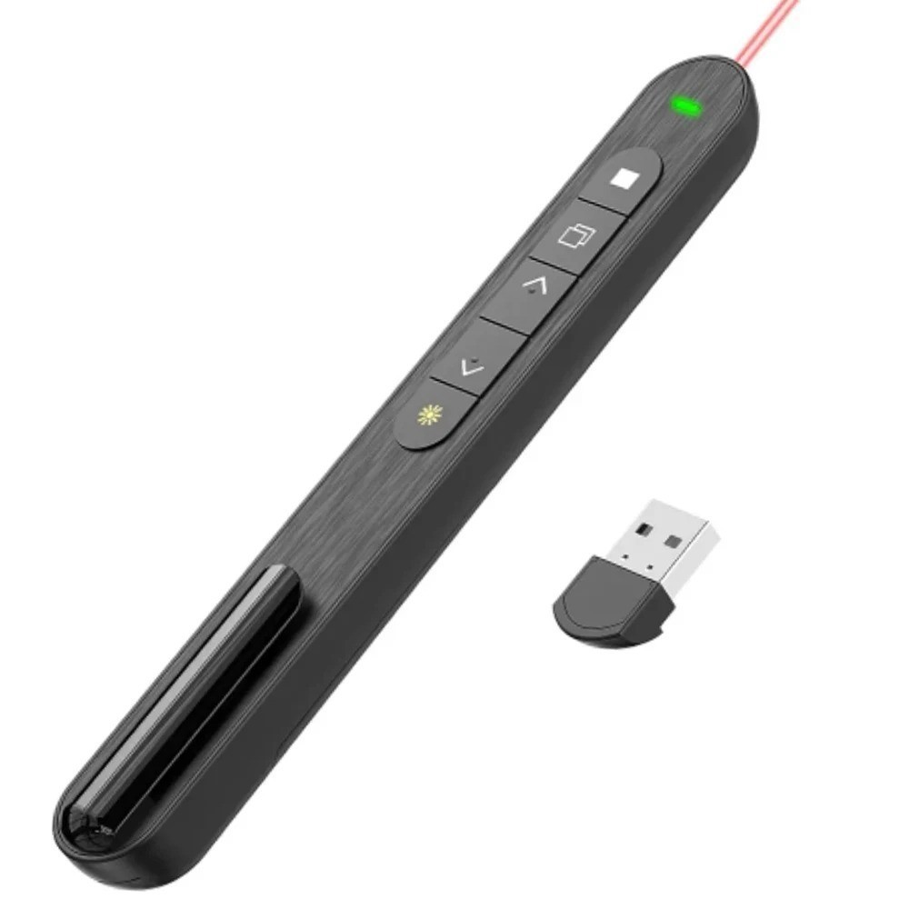 Presentation Clicker for PowerPoint, RF 2.4GHz USB Wireless Presenter Remote