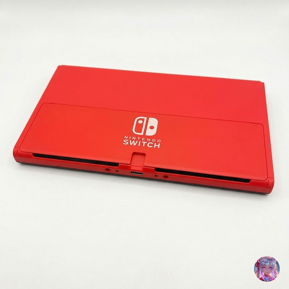 Nintendo Switch OLED Mario Red Model Console Joy-Con Bundle Region Free Dock JPN
