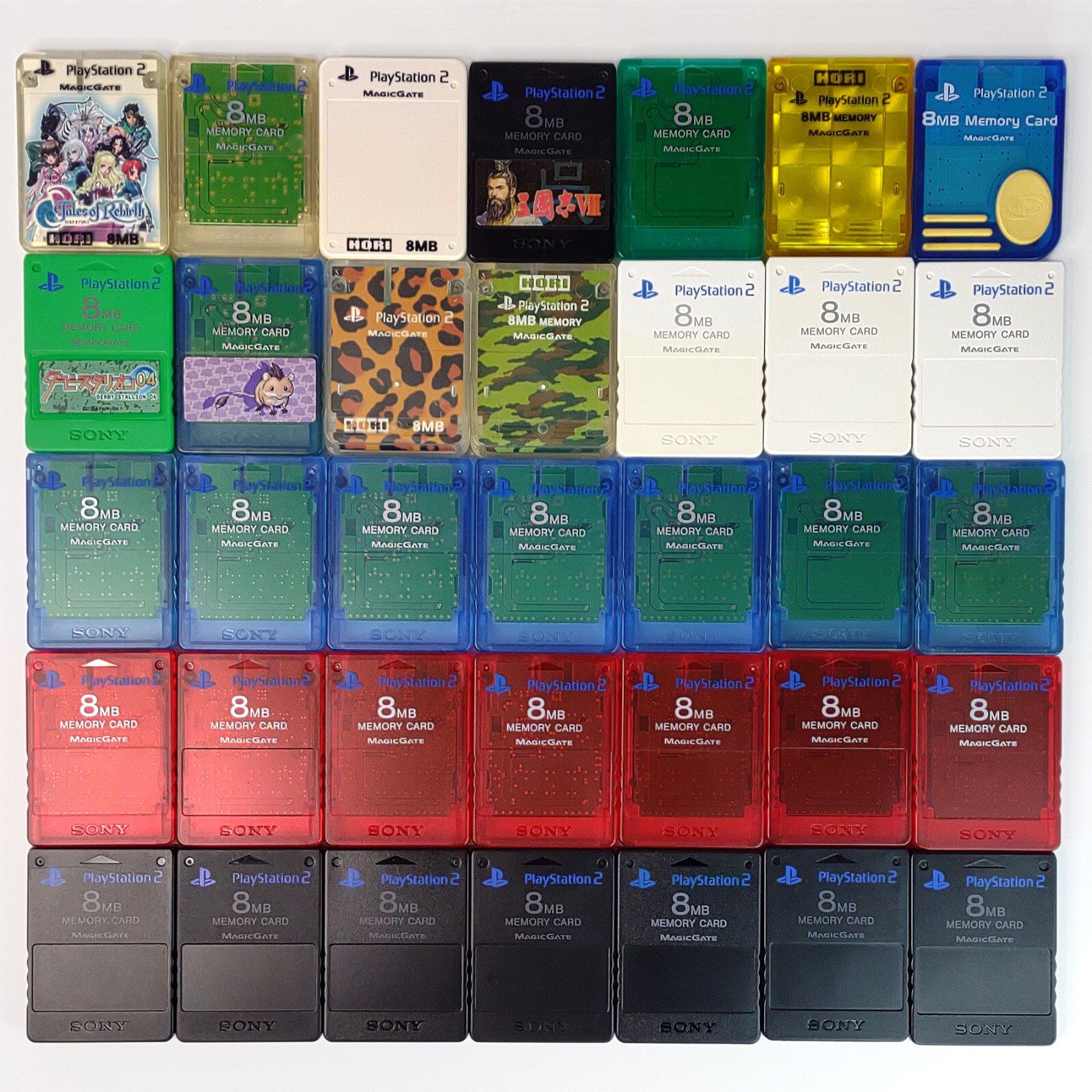 Sony PlayStation 2 Memory Card PS2 Genuine Official MagicGate 8MB SCPH-10020