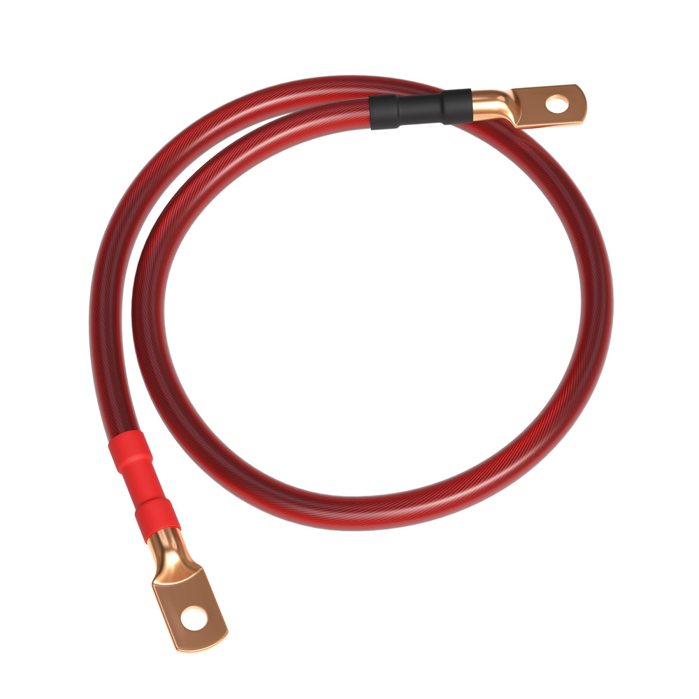 25FT - Translucent Primary Speaker/Auto/Power Cable 8AWG CCA Enhanced Wire Red