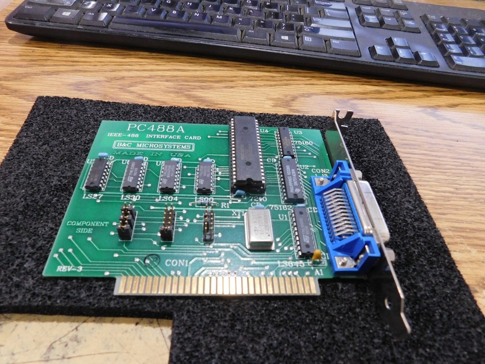 B&C Micosystems Model: PC488A.  IEEE-488 Interface Board.