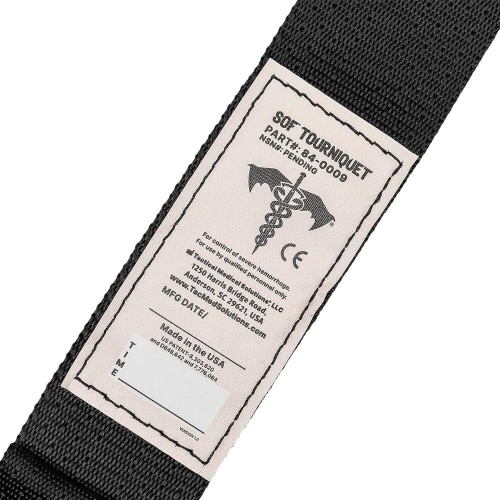 SOF Tactical Tourniquet - 1.5" Compression Band for Rapid Bleeding Control