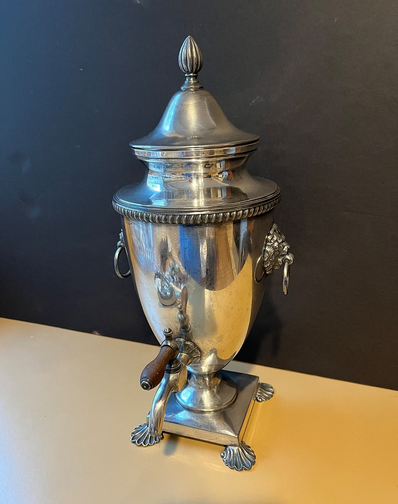 Tea/coffee urn by Freedman, 1910s, antique