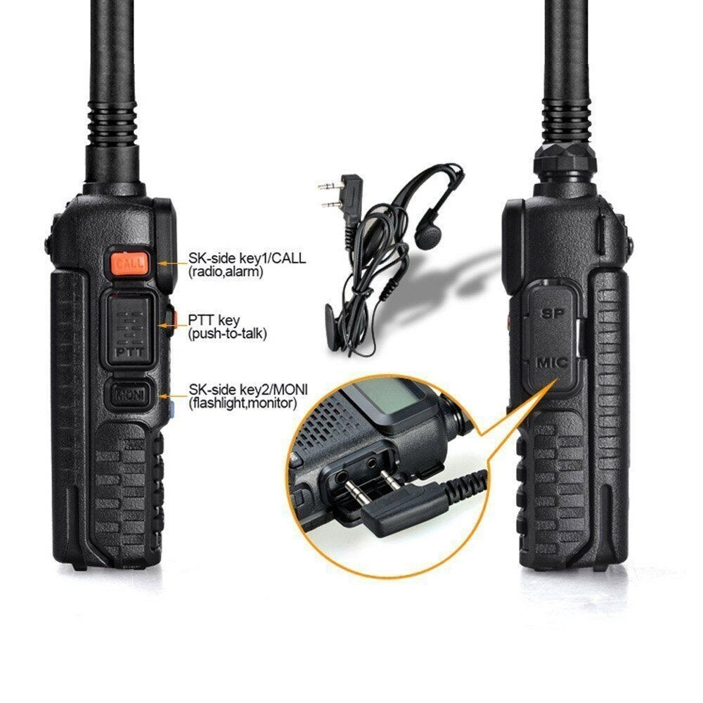 Baofeng UV-5R Upgraded Legal Version Dual Band Walkie Talkies Two Way Radio