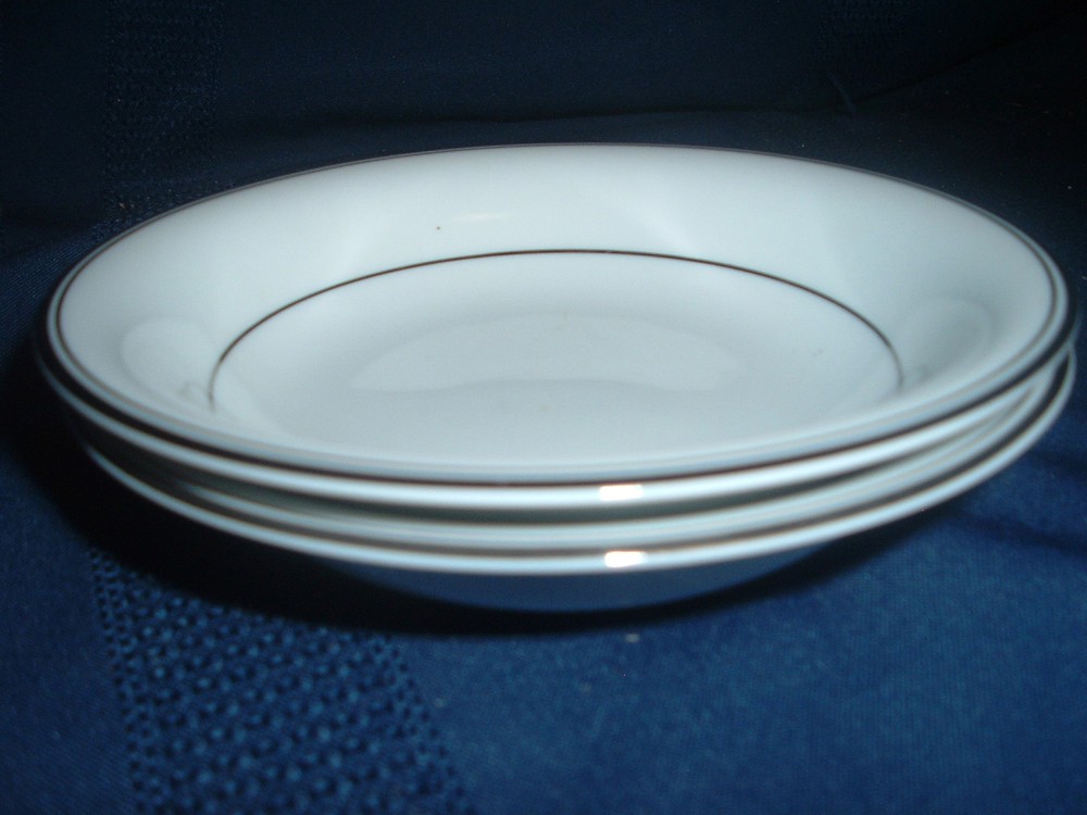 Noritake, SILVERLANE,  2 Fruit Saucers