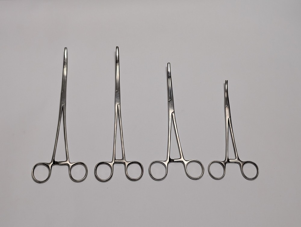 4 pcs. Assorted Forceps JARIT 105-196 CODMAN 32-4121 (USED).