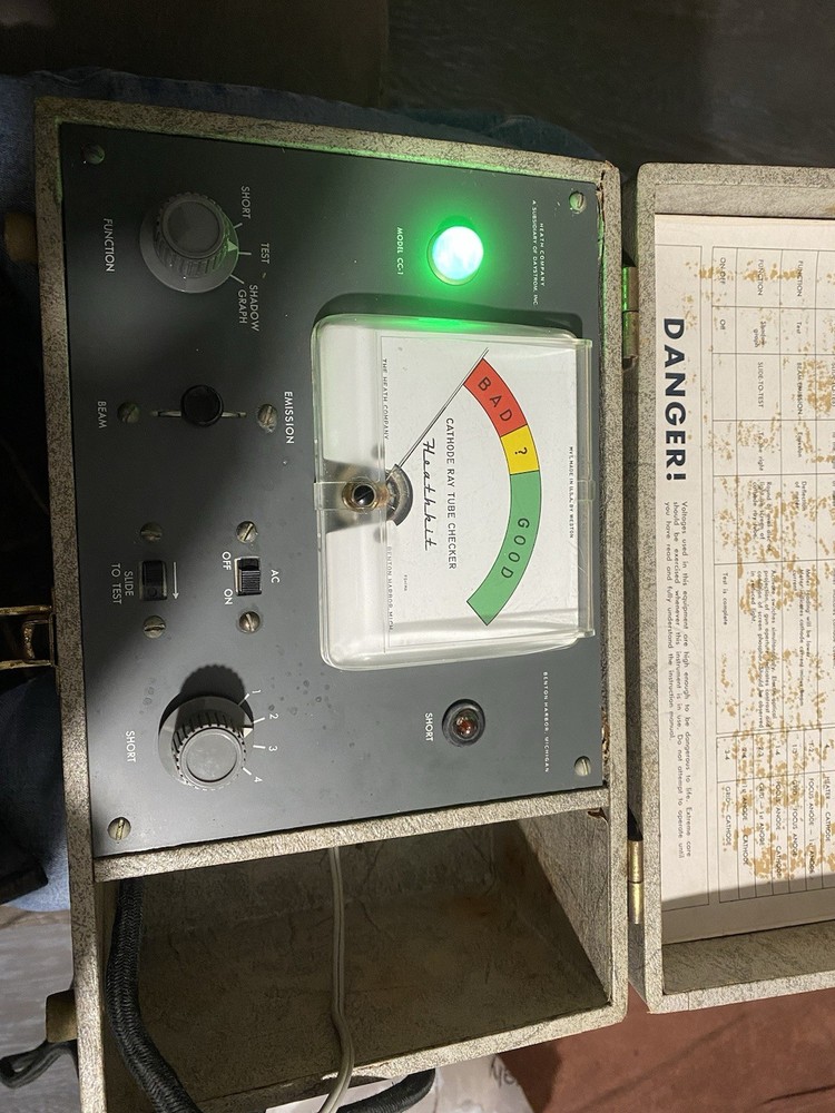 Heathkit Cathode Ray Tube checker Model CC-1