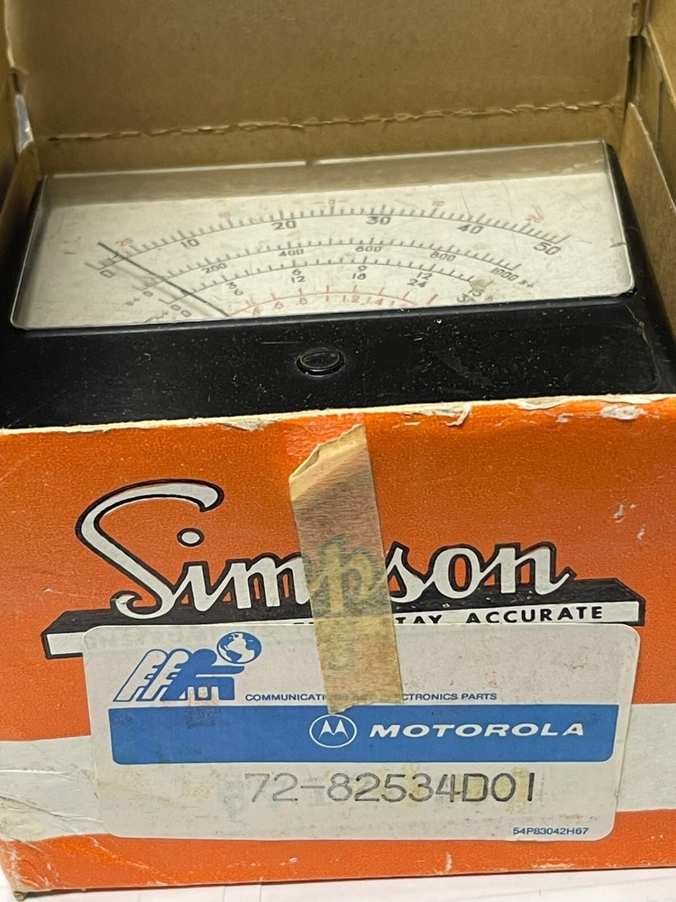 MOTOROLA SIMPSN TESTSET METER