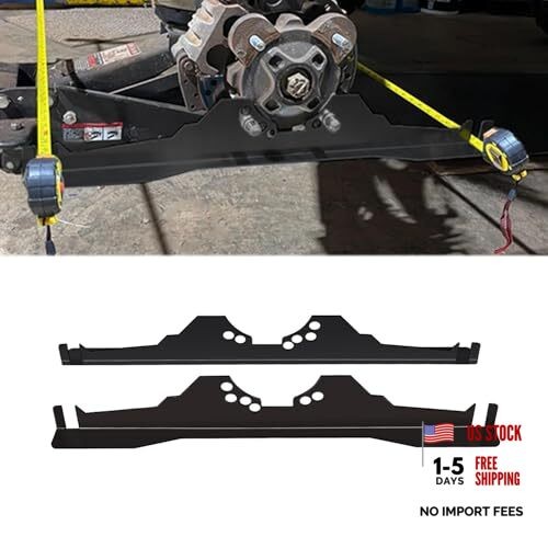 2Pcs Toe Alignment Tool Plates,Stainless Steel Wheel Alignment Tool Toe BLACK
