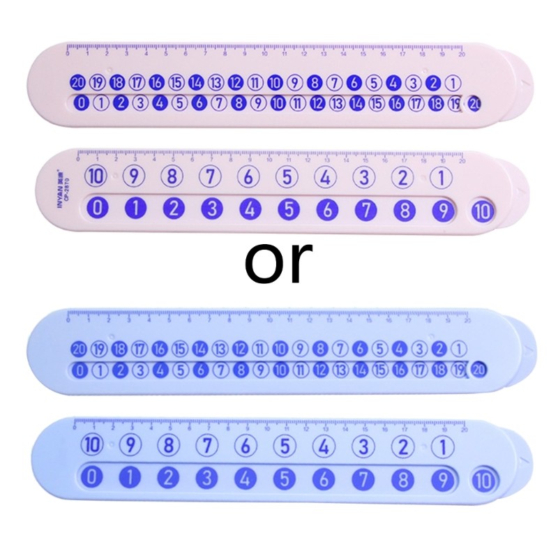 Digital Decomposition Ruler Toy Double-Sided Number Decomposition Ruler Math