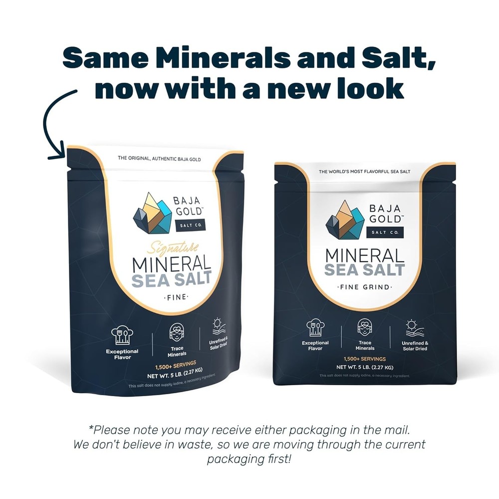 Authentic Sea Salt for Culinary Delights, 5 lb