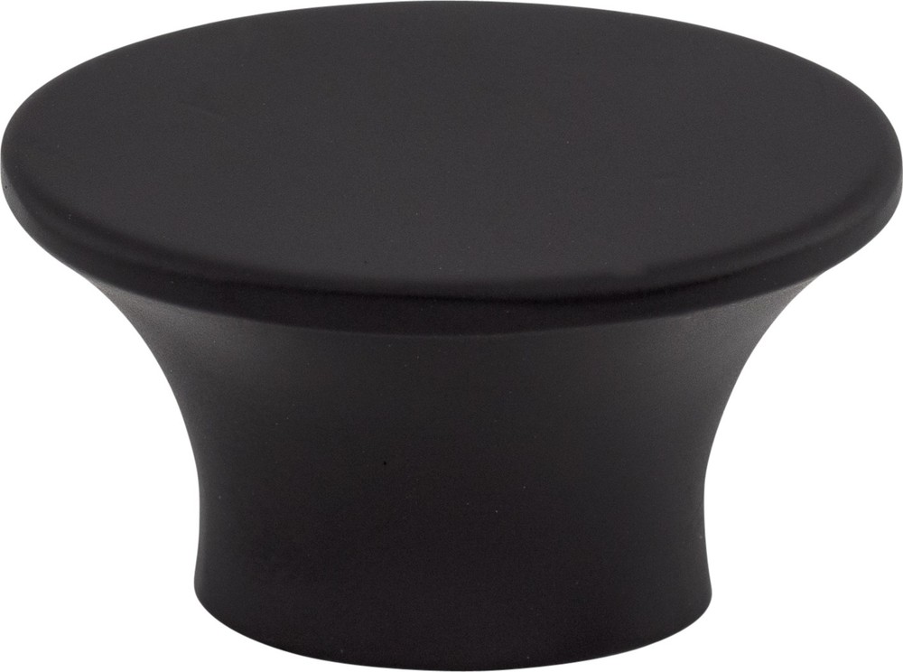 Top Knobs TK781BLK Edgewater Knob 1 1/2" Flat Black