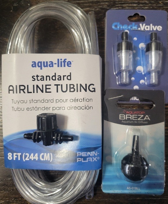 Aquarium accessories bundle for air pumps . 4 item Bundle