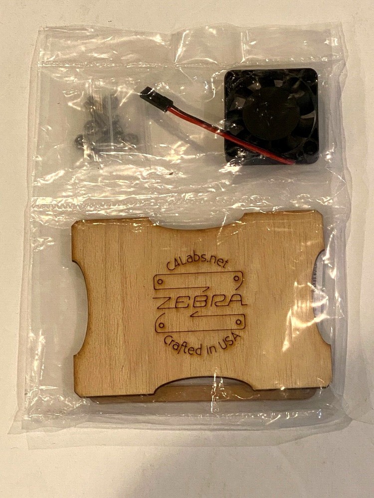 Zebra Fan Top Upgrade for – Raspberry Pi 3 B+ ~ C4Labs