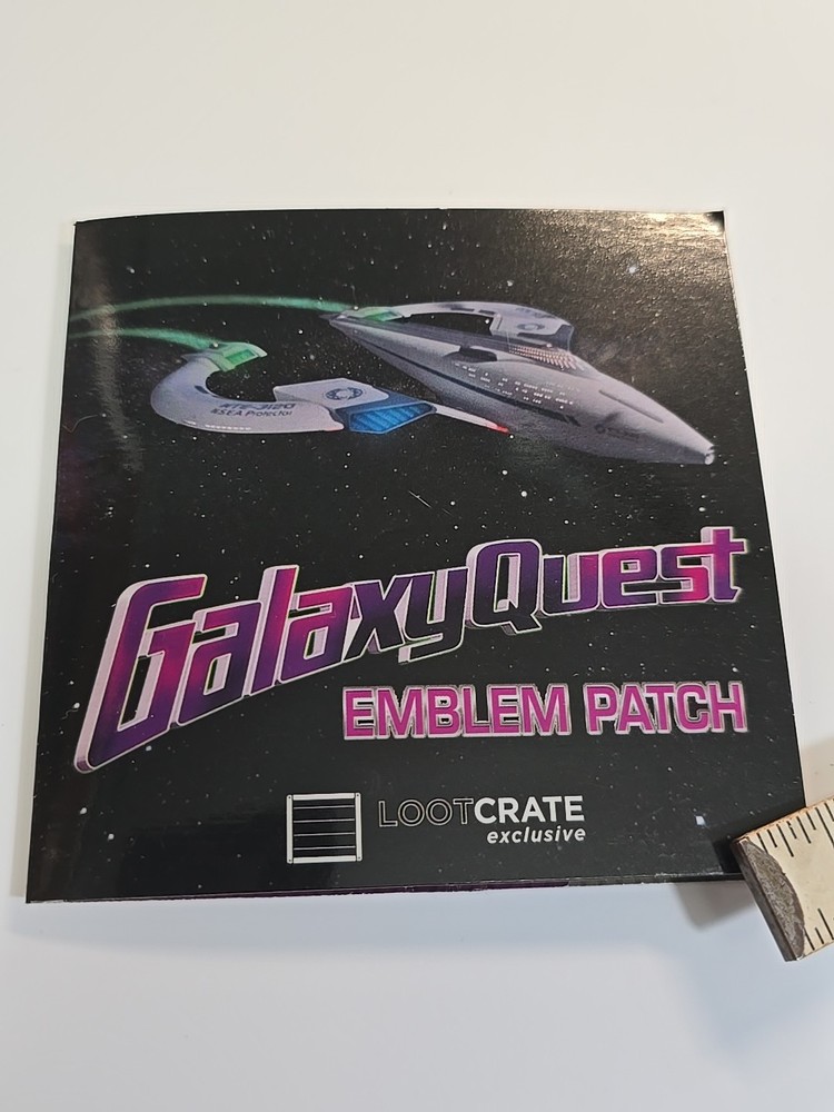 QMX Galaxy Quest Emblem Patch LootCrate 2015